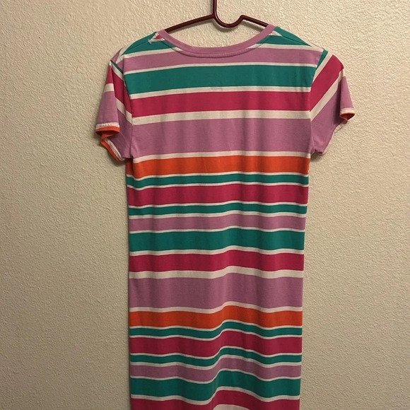 Gillian & O’Malley Women Horizontal Striped Short Sleeve Dresss Size Small - Picture 7 of 7